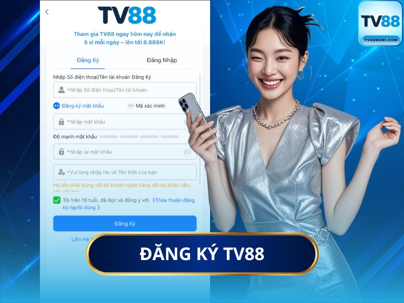 Các Bước Đăng Ký TV88 Chi Tiết